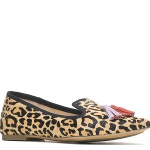 Hush Puppies leopard tassel flats 7.5